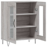 Sideboard Grey Sonoma 69.5x34x90 cm Engineered Wood 827786
