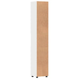 Bathroom Cabinet Set TULUM High Gloss White 37 x 31.5 x 203 cm 880355