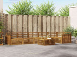 Sectional Sofa Set 7 pcs Natural Solid Acacia Wood 3374924