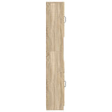 Bathroom Cabinet with Open Shelf UTRECHT Sonoma Oak 897697
