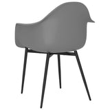 Dining Chairs 2 pcs Grey PP 338079