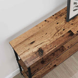 Console Table Old wood 100 x 22.5 x 75 cm Engineered Wood 883503