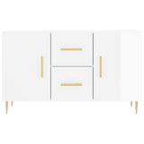 Sideboard High Gloss White 100x36x60 cm Engineered Wood 828158