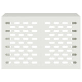 Air Conditioner Cover White 90 x 40 x 60 cm Steel 865891