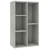 Book Cabinet/Sideboard Concrete Grey 50x25x80 cm Engineered Wood 800166
