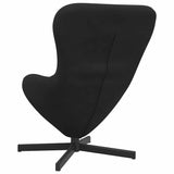 Egg Chair Black 63 x 73 x 90 cm Velvet 42002762