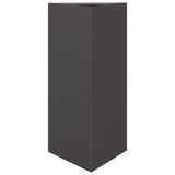 Garden Planters 2 pcs Black Triangular 40x34.5x75 cm Steel 851158