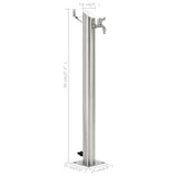 Garden Water Column Stainless Steel Round 95 cm 45456