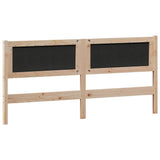 Headboard Other Brown and light grey 180 cm Solid pine wood 878994