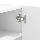 Wall Cabinet White 75x35x60 cm Engineered Wood 848423