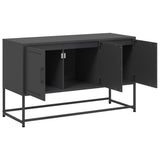 TV Cabinet Black 100.5x39x60.5 cm Steel 846476