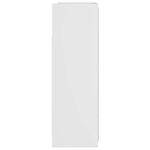 Bathroom Mirror Cabinet White 62.5x20.5x64 cm Engineered Wood 803308