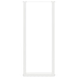 Bar Table Legs U-Shaped 2 pcs White 40x cm Steel 4013241