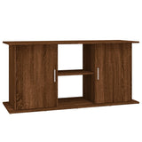 Aquarium Stand Brown Oak 121x41x58 cm Engineered Wood 833622