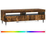 LED TV Cabinet Smoked Oak Engineered Wood 896550