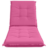 Sunlounger Cushion GEMERT 100% Polyester Pink 190 x 50 x 9 cm 947364