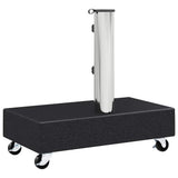 313667 Umbrella Base Black 45x25x8 cm Granite