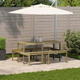 Picnic Table 160x134x75 cm Impregnated Wood Pine 832566