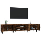 TV Cabinet Smoked Oak 180x31.5x40 cm Engineered Wood 816269