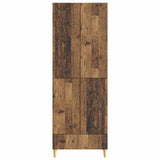 Cabinet Set 2 pcs Old Wood Engineered Wood 3416698