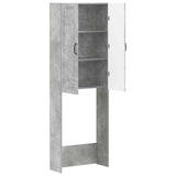 Toilet Cabinet UTRECHT Concrete Grey 66 x 25.5 x 190 cm 897798