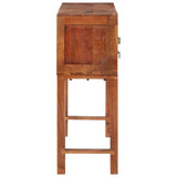 Console Table 120x32x80 cm Solid Rough Wood Acacia 352065