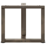 Coffee Table Legs T-Shaped 2 pcs Black 50x25x cm Steel 4013031
