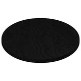 Table Top Dark Brown 100x50x2 cm Solid Wood Oak Oval 4009054