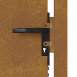 Garden Gate 100x175 cm Corten Steel 153266
