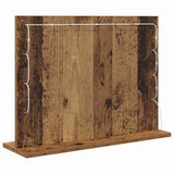 Vanity Mirror Rectangular with Mirror Old Wood 60 x 45 x 18 cm 868315