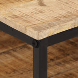 Coffee Table 100x50x35 cm Solid Rough Wood Mango 374069