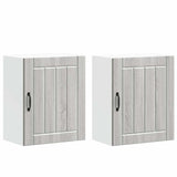 Kitchen Wall Cabinets 2 pcs Lucca Grey Sonoma Engineered Wood 853810