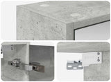 Bathroom Mirror Cabinet Concrete Grey 43 x 16 x 62.5 cm 889138
