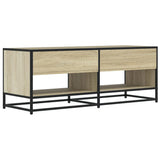 TV Cabinet Sonoma Oak 120.5x40x46 cm Engineered Wood and Metal 848890