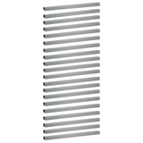 Garden Cover Profile 20 pcs 100 x 5 x 5 cm Galvanised Steel 8013007