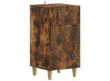 2 Piece Bathroom Cabinet Set DELFT Smoked Oak Engineered Wood 3417707