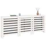 Radiator Cover White 210x21x85 cm Solid Wood Pine 822612