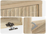 Shoe Cabinet ARNHEM 78 x 24 x 103 cm Engineered Wood Sonoma Oak 896657