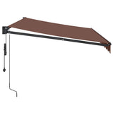 Automatic Retractable Awning Brown 350x250 cm 3215714