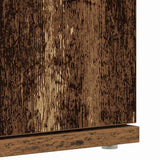 Shoe Cabinet with Door Brown 80 x 39 x 180 cm Engineered wood 3333873