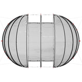 Pool Tent Dome Transparent 640 x 432 x 205 cm PVC 42001144