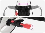 Golf Trolley Manual Black and White 100 x 69 x 114 cm Aluminium 42033590