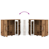 Wooden Cabinet Old Wood 88.5 x 30.5 x 73 cm Engineered Wood 880309