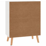 Sideboard High Gloss White 60x30x72 cm Engineered Wood 326828