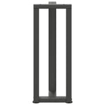 ZNTS Console Table Legs T-Shaped 2 pcs Anthracite 25x28x cm Steel 4013042