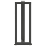 ZNTS Console Table Legs T-Shaped 2 pcs Anthracite 25x28x cm Steel 4013042