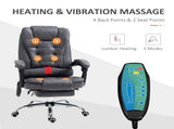 Heated 6 Points Vibration Massage Executive Office Adjustable Swivel Ergonomic High Back Desk T3398P328230
