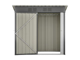 5x3 FT Outdoor Metal Storage Shed, Garden Tool Shed with 2 Vents, Weatherproof Color-Coated Steel, W5718P462144