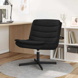 Swivel Chair Black 63 x 75 x 76 cm Fabric 42007352