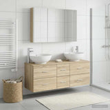 Bathroom Furniture Set 4 pcs Sonoma Oak 3406985
